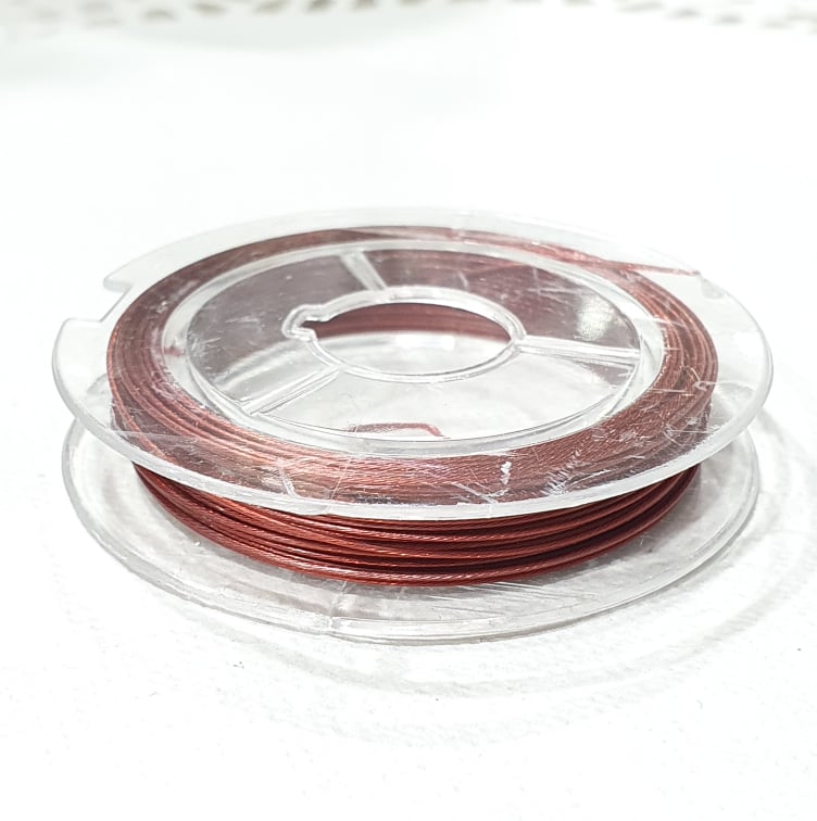 10m Spool Red Tiger tail