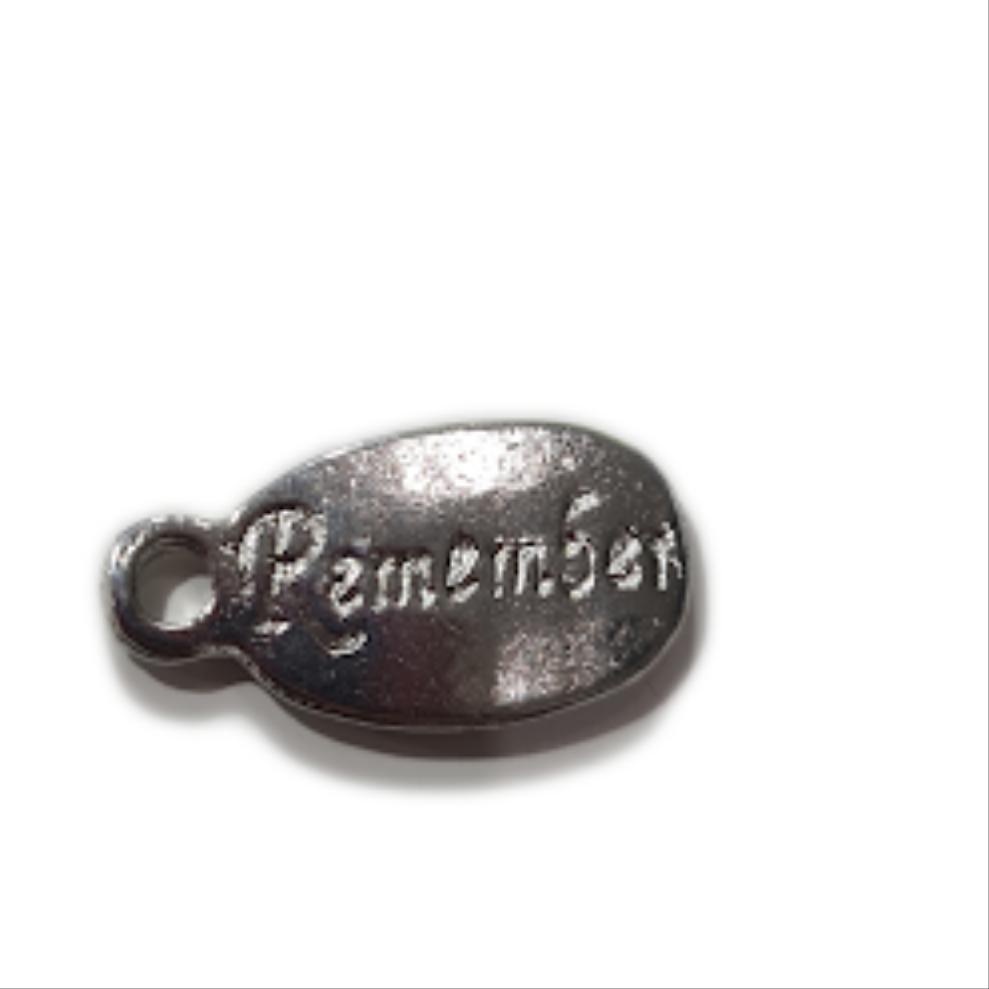 10pc Silver Foot Print Charms