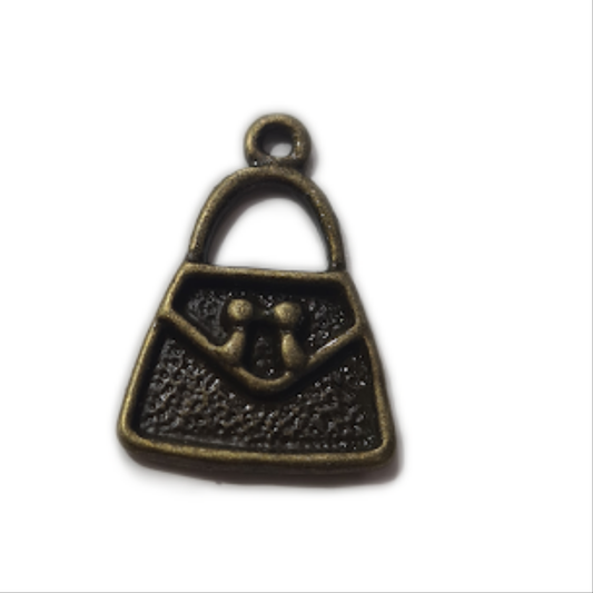10pc Bronze Handbag Charms