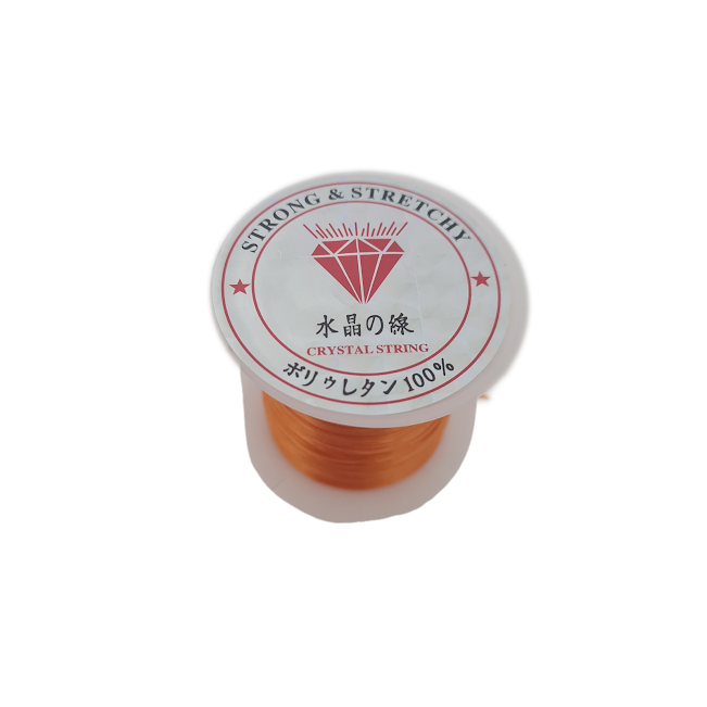 Orange Crystal Stretch String