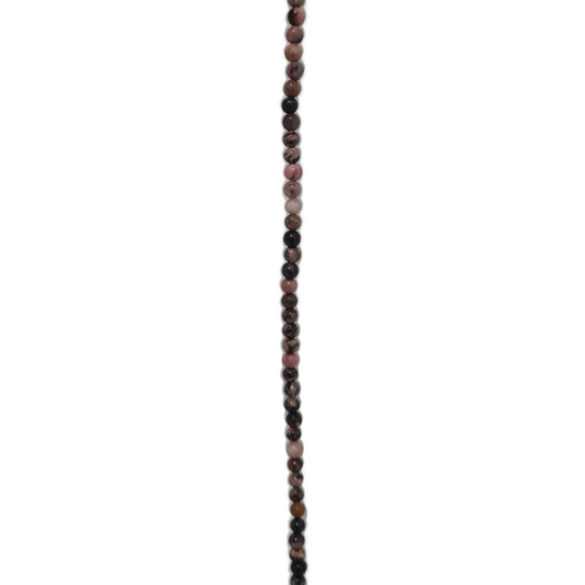 4mm Rhodonite Gemstone Beads