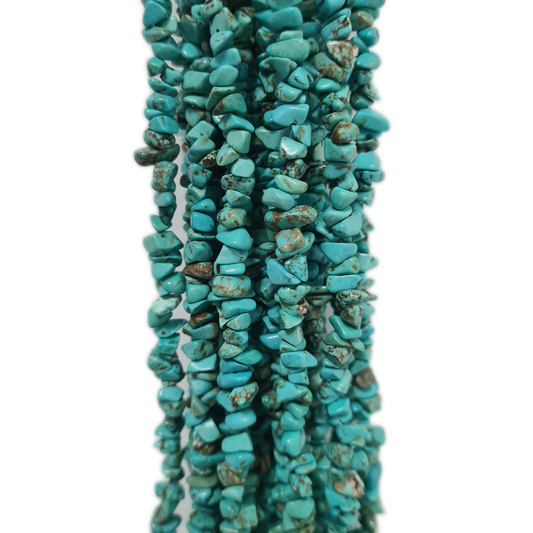 Howlite Chip Bead Strand