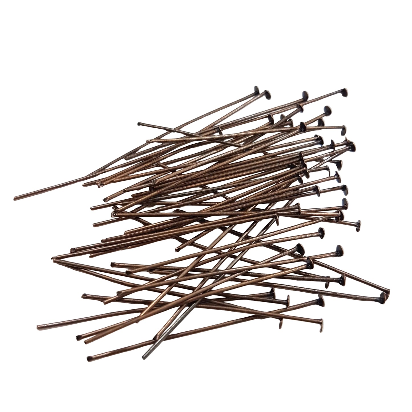 50pc Copper Head Pins 4.5cm