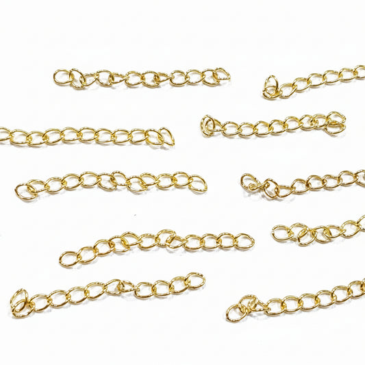 10pc Gold Extension Chain