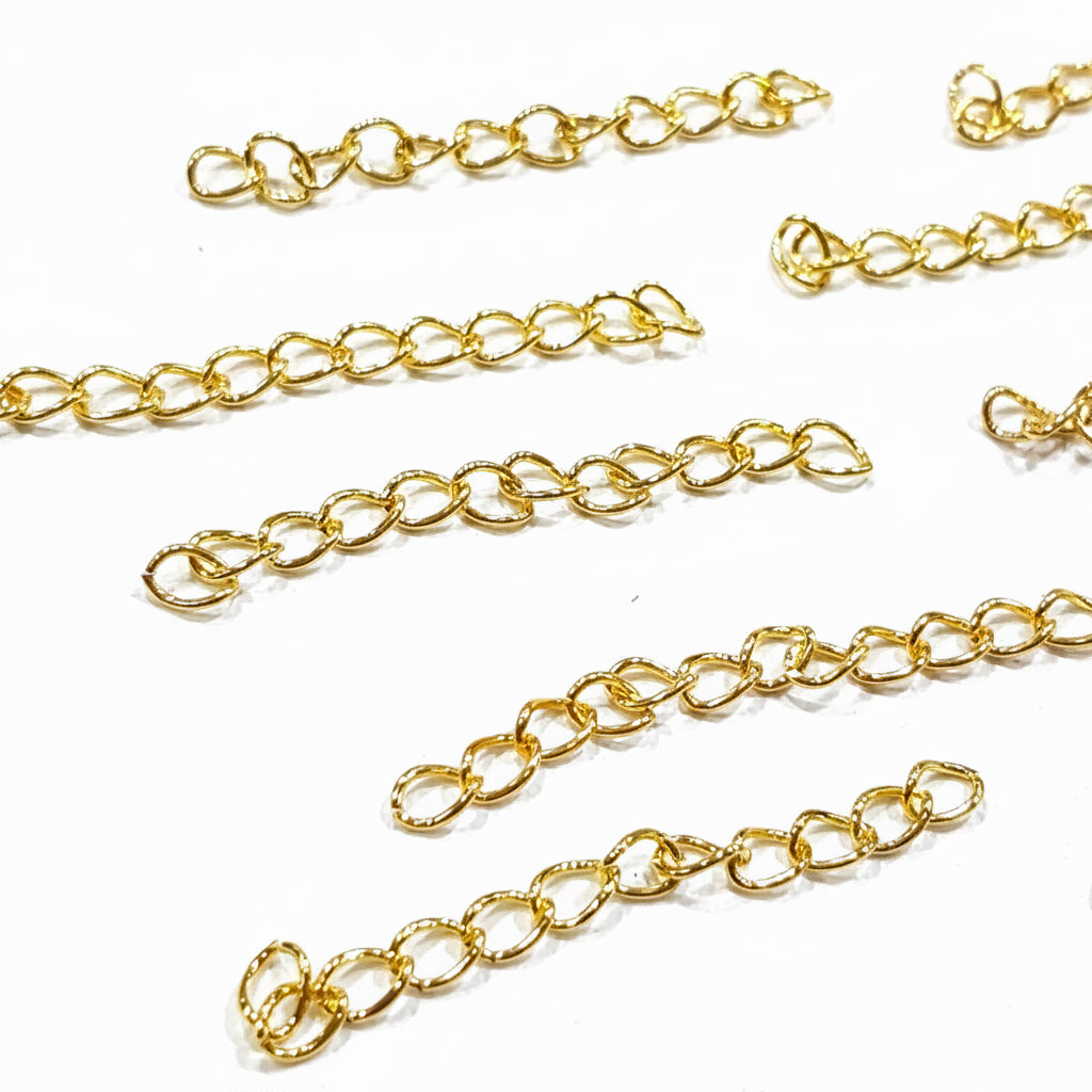 10pc Gold Extension Chain