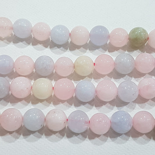 8mm Morganite Gemstone Beads
