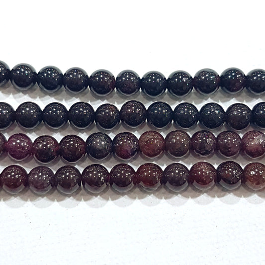 4mm Garnet Gemstone Beads