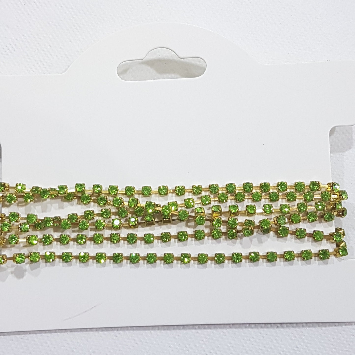 Peridot Preciosa Rhinestone Chain ss8