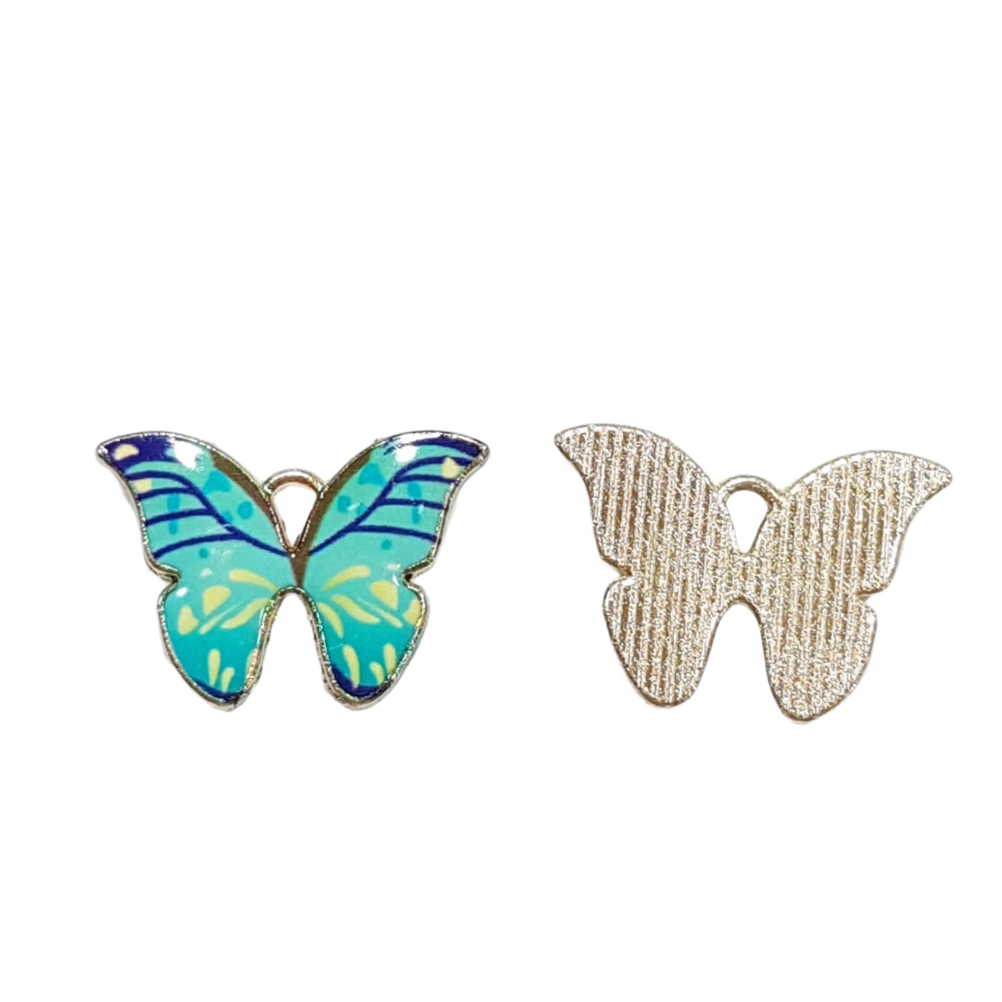 4pc Butterfly Enamel Charms