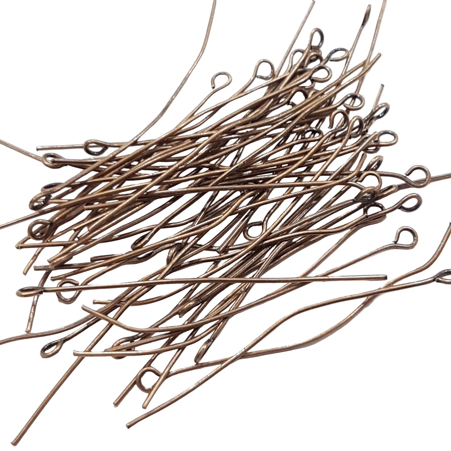 50pc 4.5cm Antique Copper Eye Pins