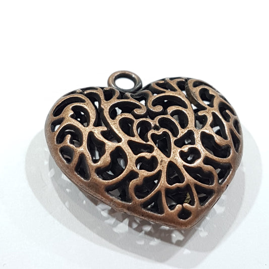 Copper Heart Pendant