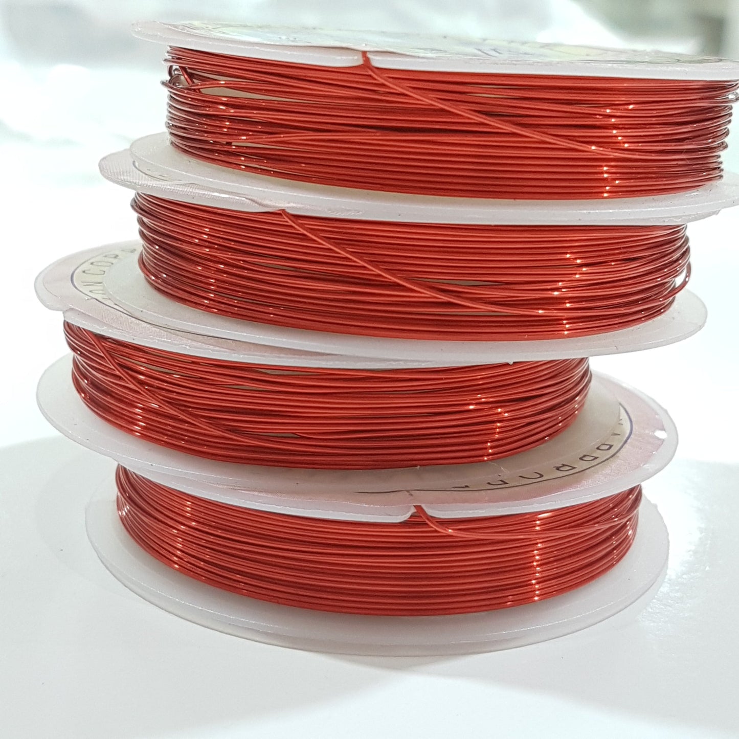 6M Red Colour Copper Wire 22g