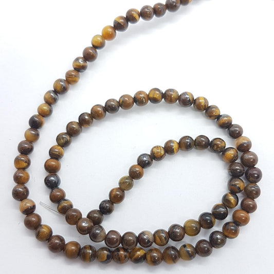 4mm Tiger's Eye Bead Strand