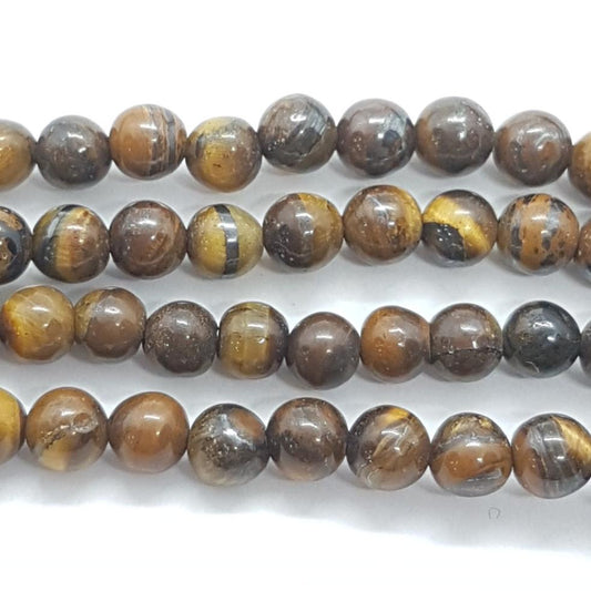 4mm Tiger's Eye Bead Strand