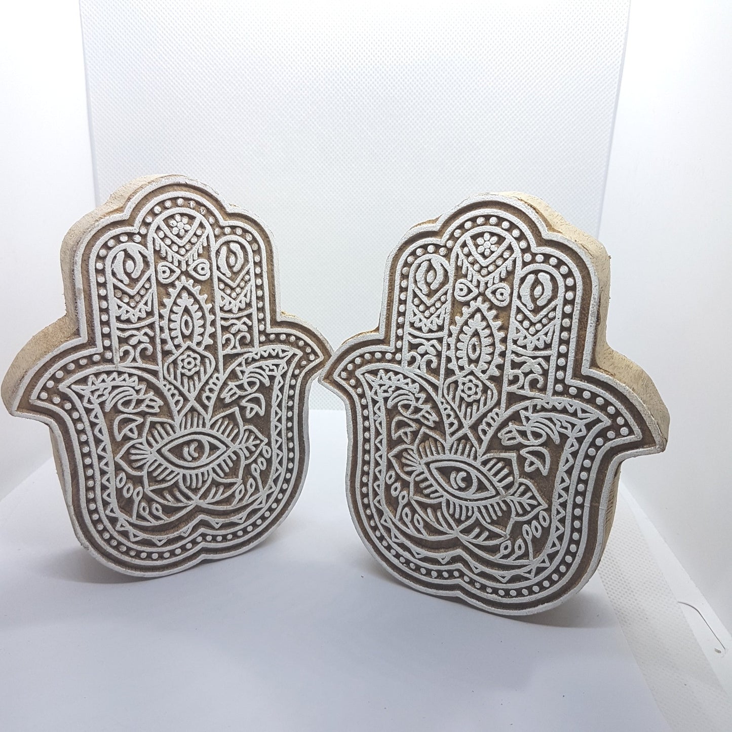 Large Hand of Hamsa Block Stamp