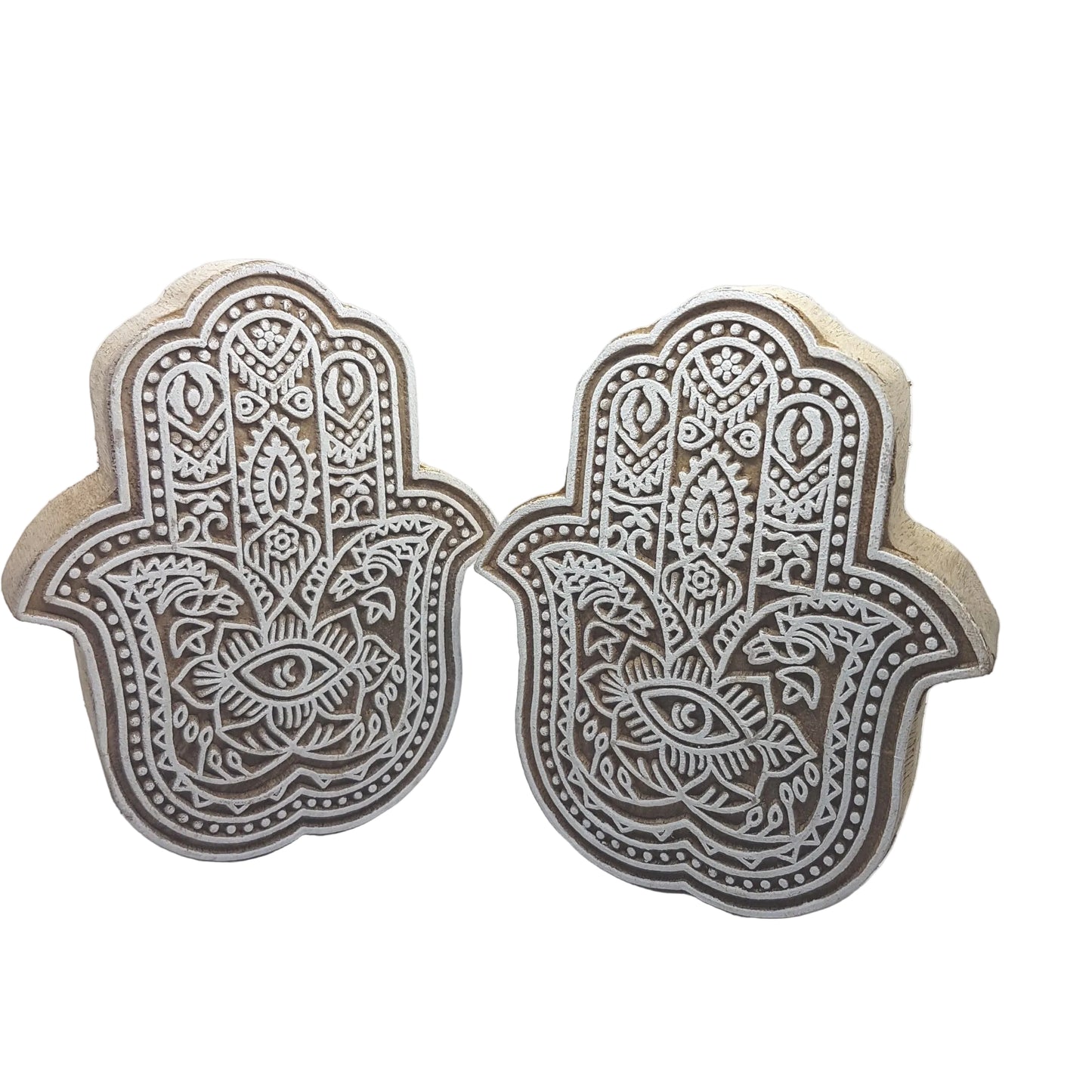 Large Hand of Hamsa Block Stamp