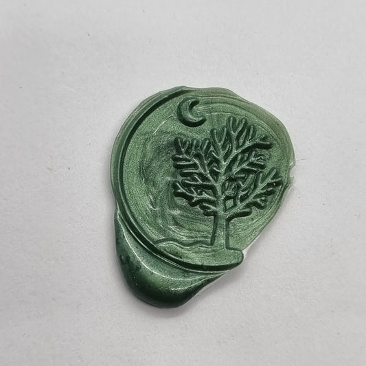 30PC Dark Green Wax Seal Pieces