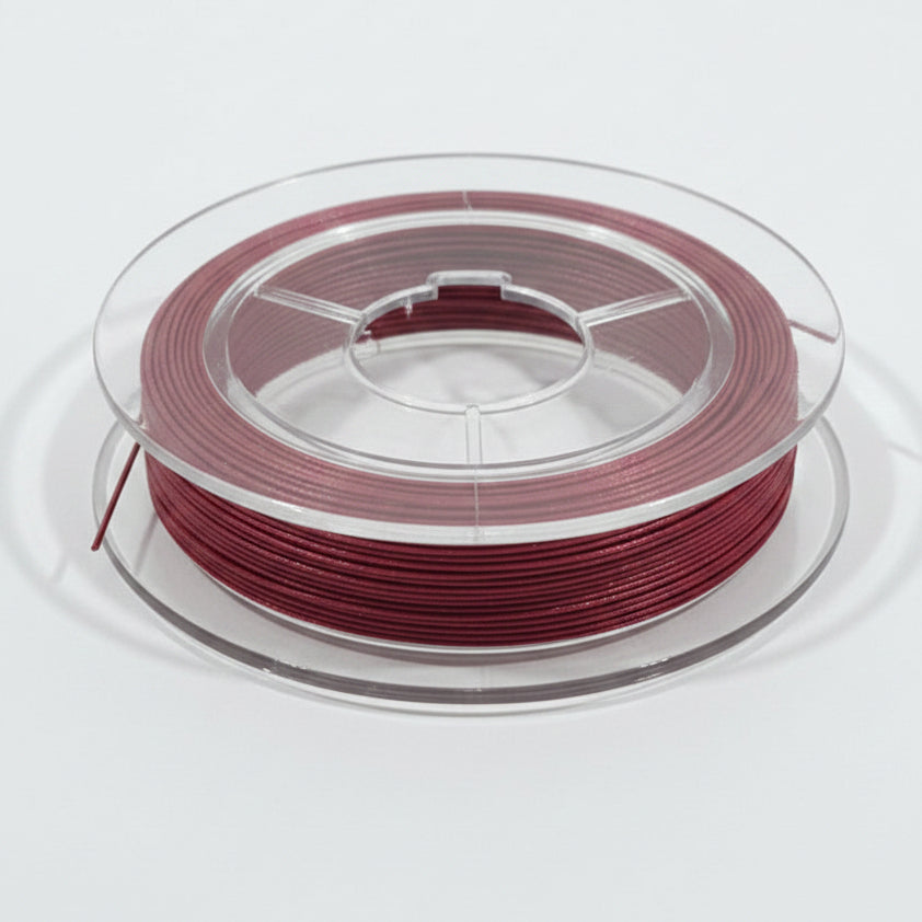 10m Spool Dark Pink Tiger tail