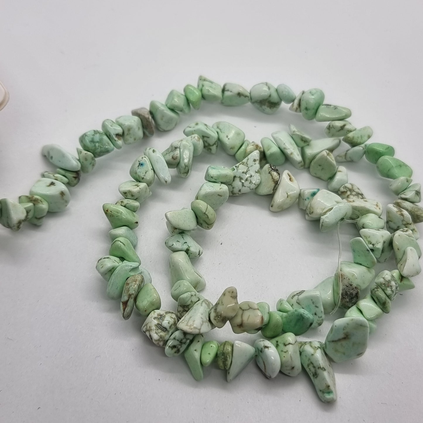 Dyed Magnesite Chip Bead Strand