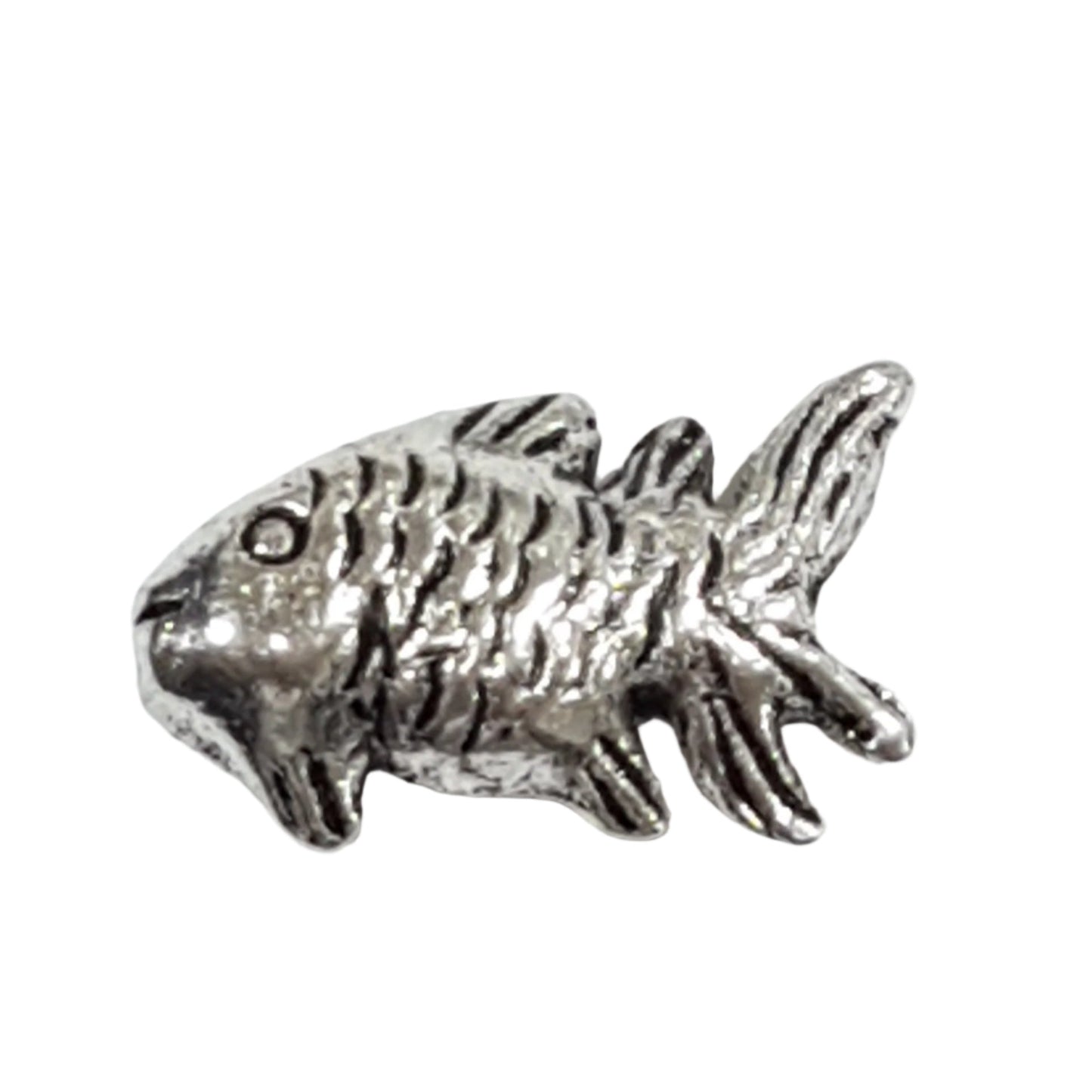 10pc Solid Striped Fish Pendants