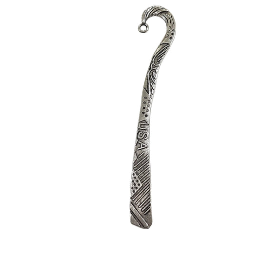 Silver USA Book Mark