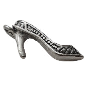 10pc Silver Stiletto Charms