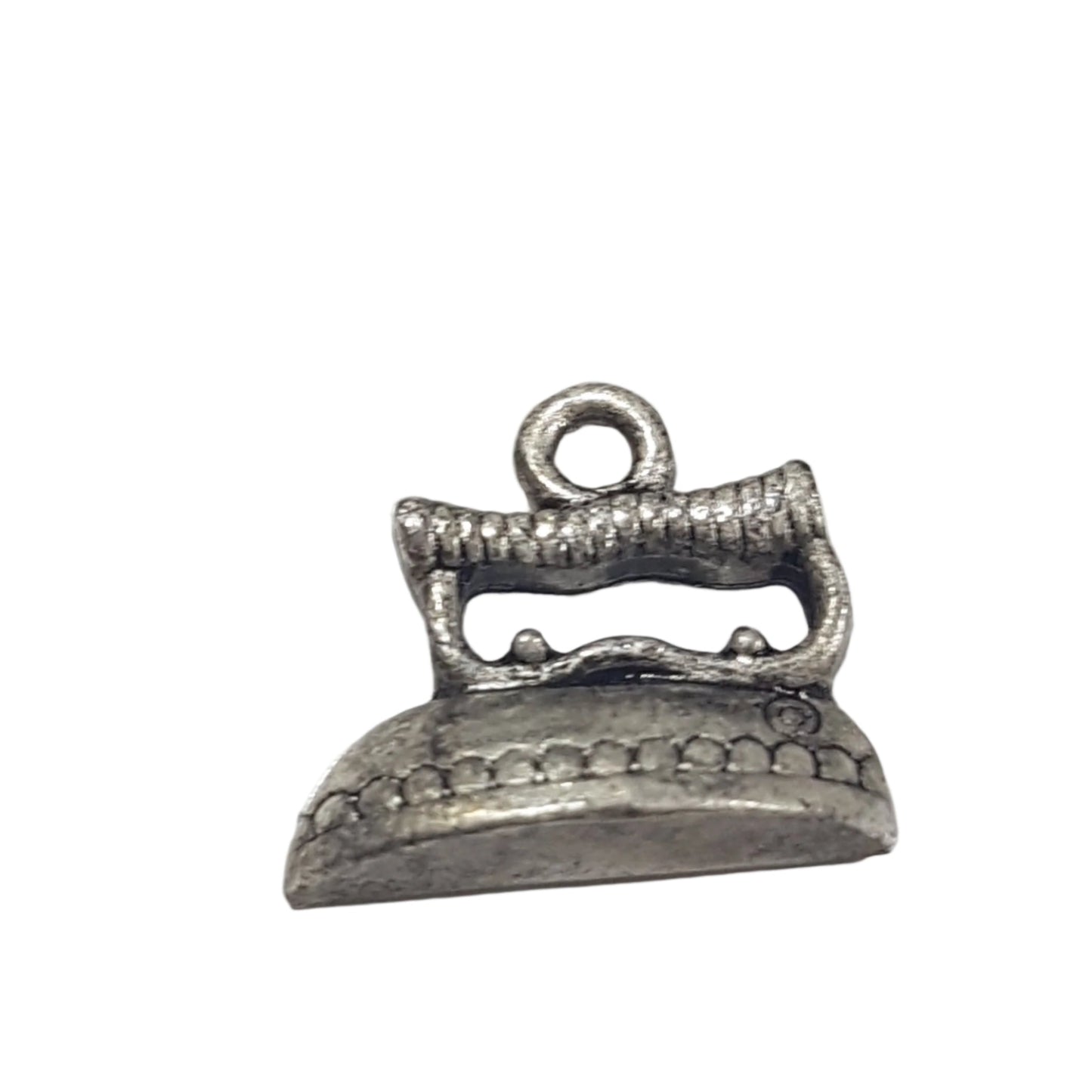 10pc Silver Iron Charms