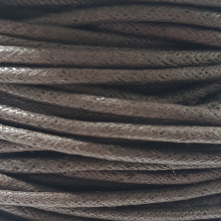 10M 3mm Cotton Brown Cord