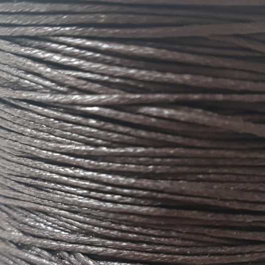 10M 1mm Dark Brown Cord