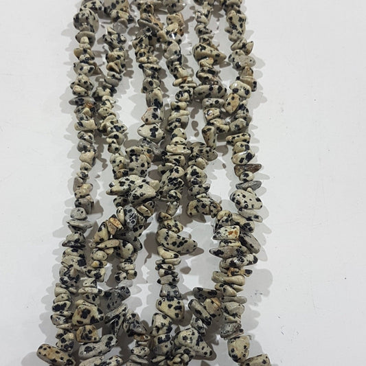 Dalmatian Jasper Gemstone Chip Bead