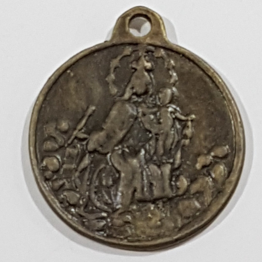10pc Small Bronze Jesus Charm Pendants