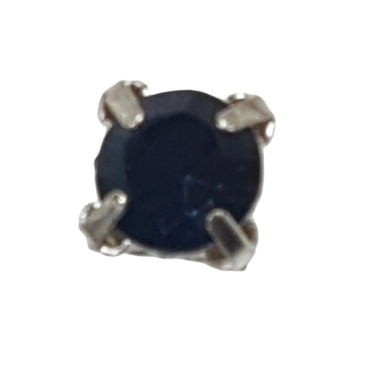 20pc Dark Blue Sew On Rhinestones
