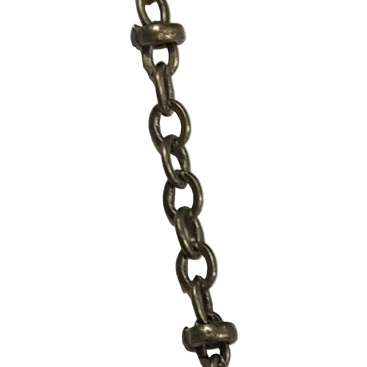 1m Antique Bronze Link Chain 1x1mm