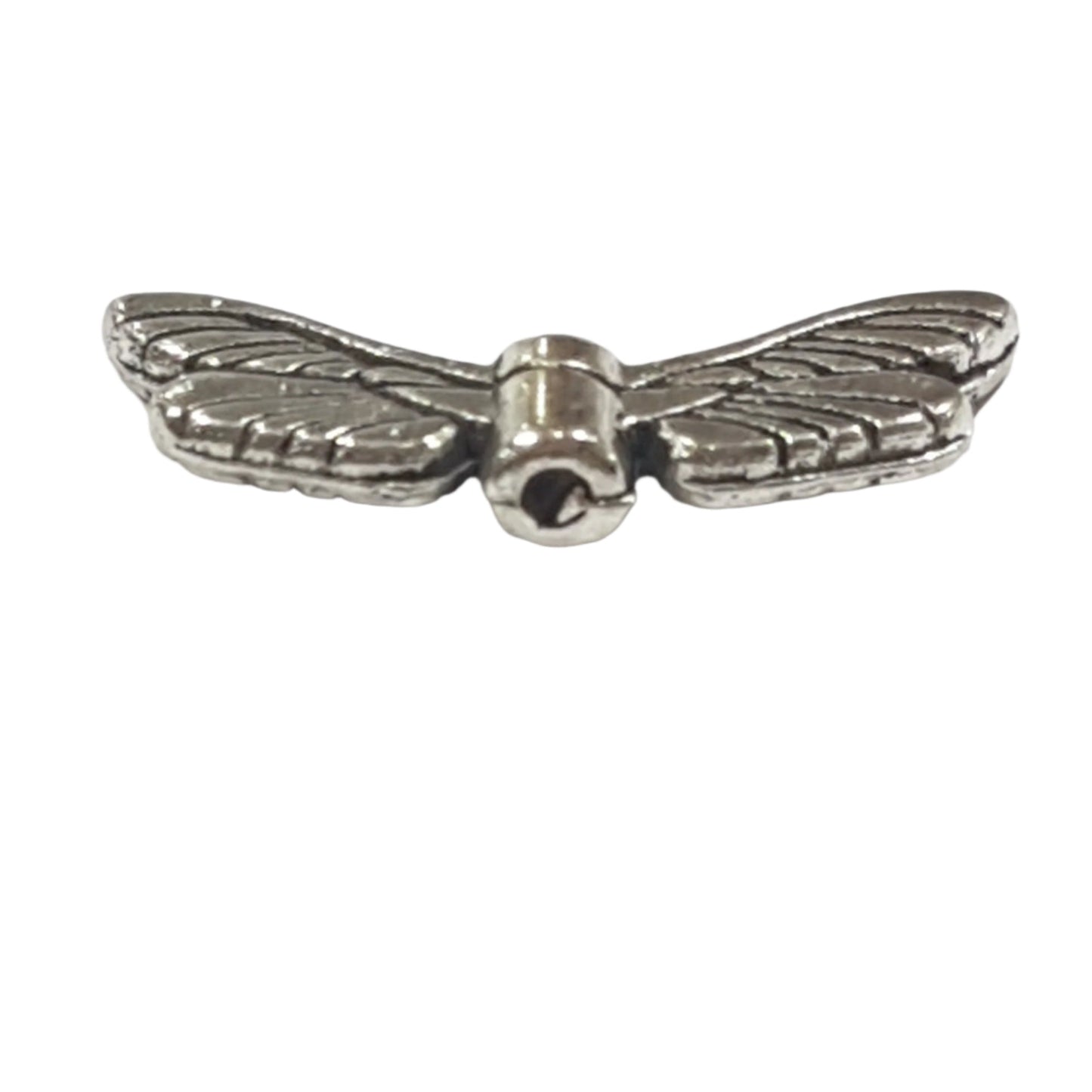 10pc Silver Wing Charms