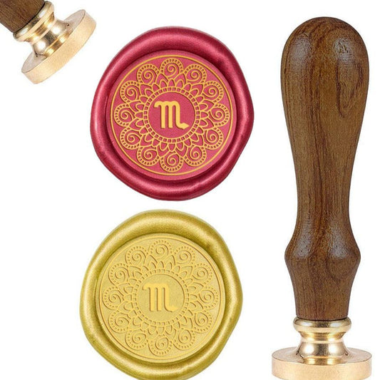 LAST1! Scorpio Star Sign Wax Seal Stamp