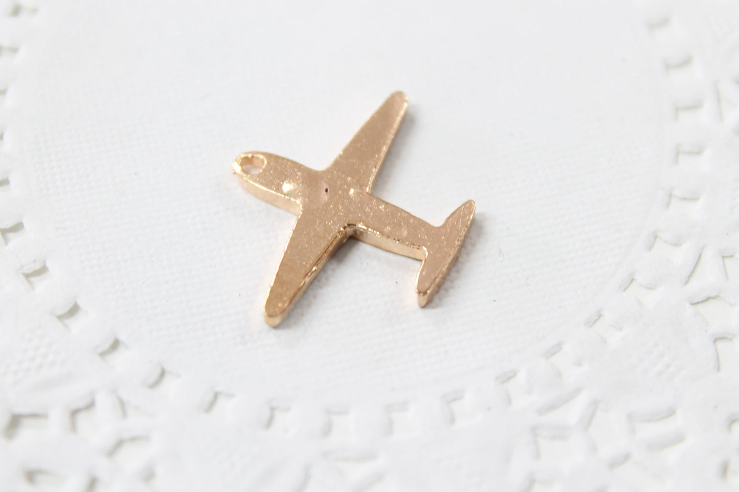 4pc Enamel Air Plane Charms