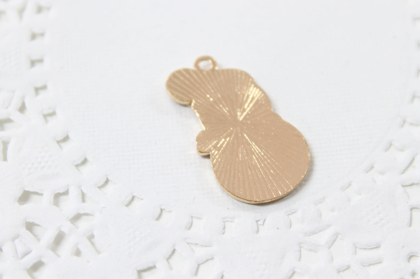 4pc Christmas Snowman Enamel Charms