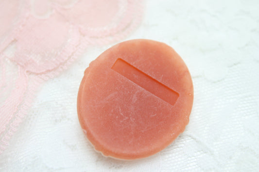 Vintage Lucite Floral Cameo