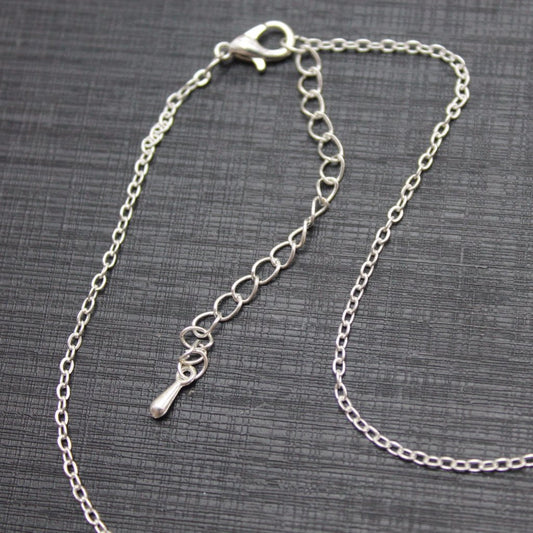 Delicate Silver Link Necklace Chain