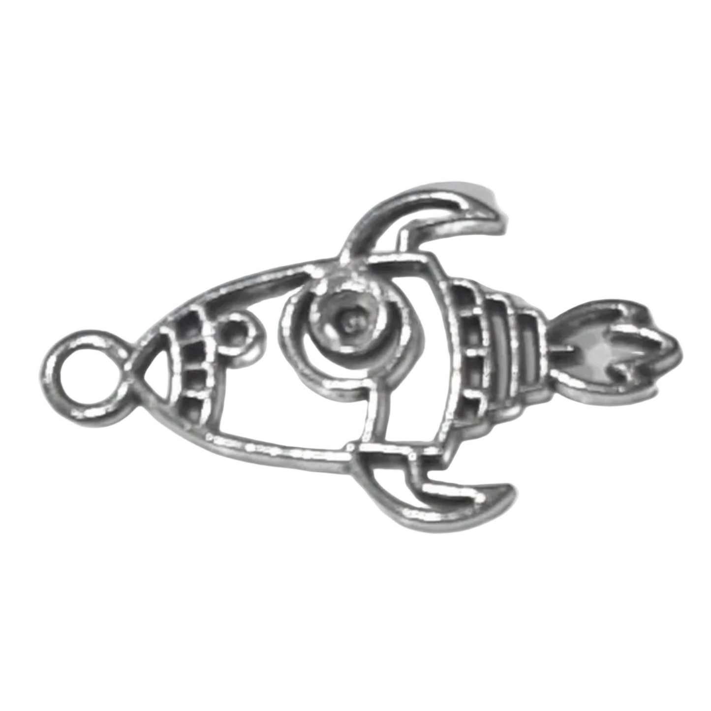 10pc Silver Rocket Charms for Epoxy Resin Making