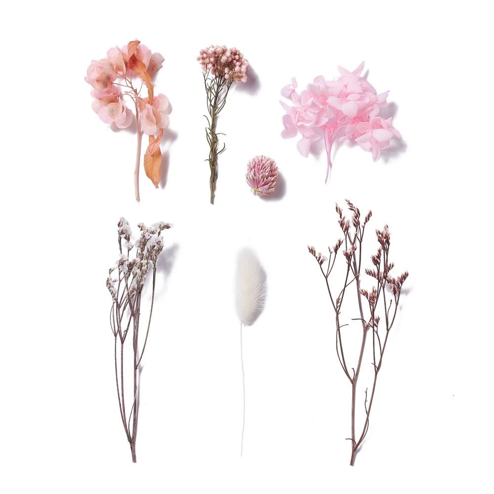 Mixed Vintage Pink Dried Flowers