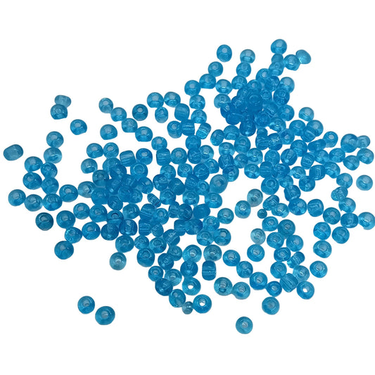 15g 6/0 4mm Light Blue Seed Beads