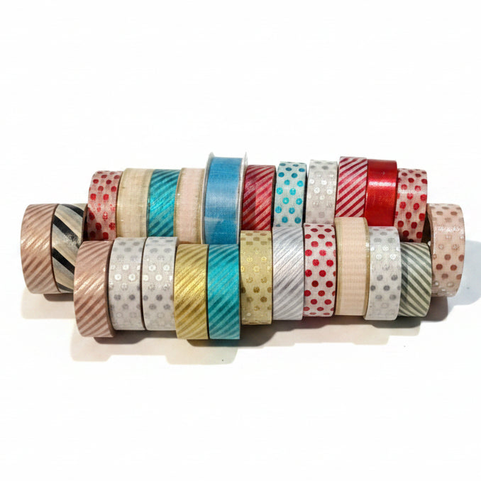 BULK! 25pc Mixed Washi Tapes