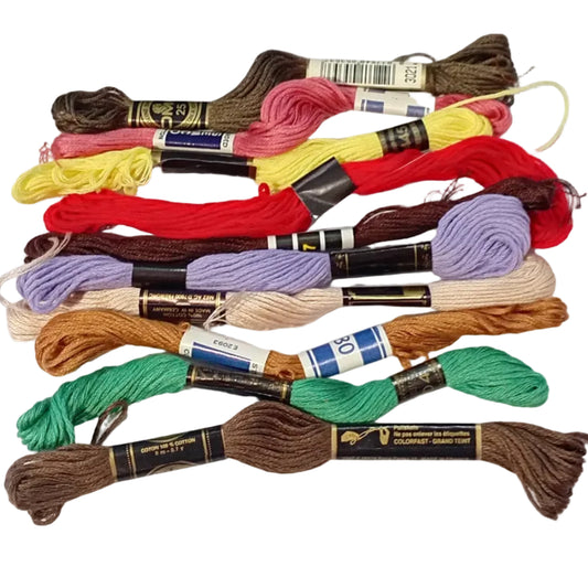 SALE! 10x Cotton Threads