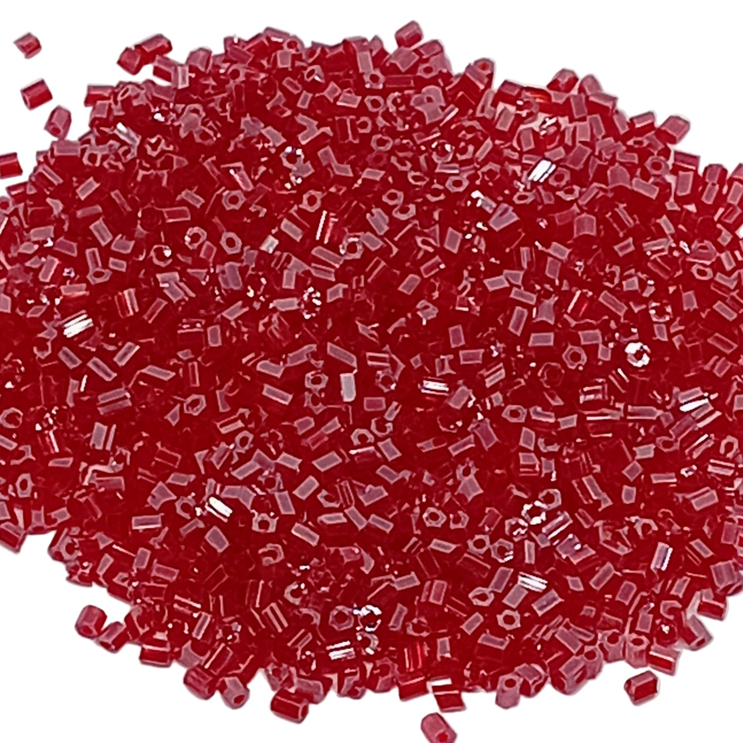 15g 11/0 Dark Red AB 2 Cut Seed Beads