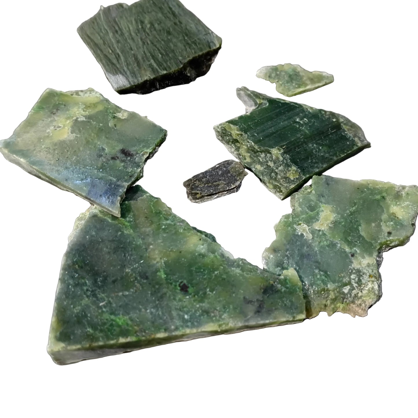 NZ Raw Green Stone Off Cuts