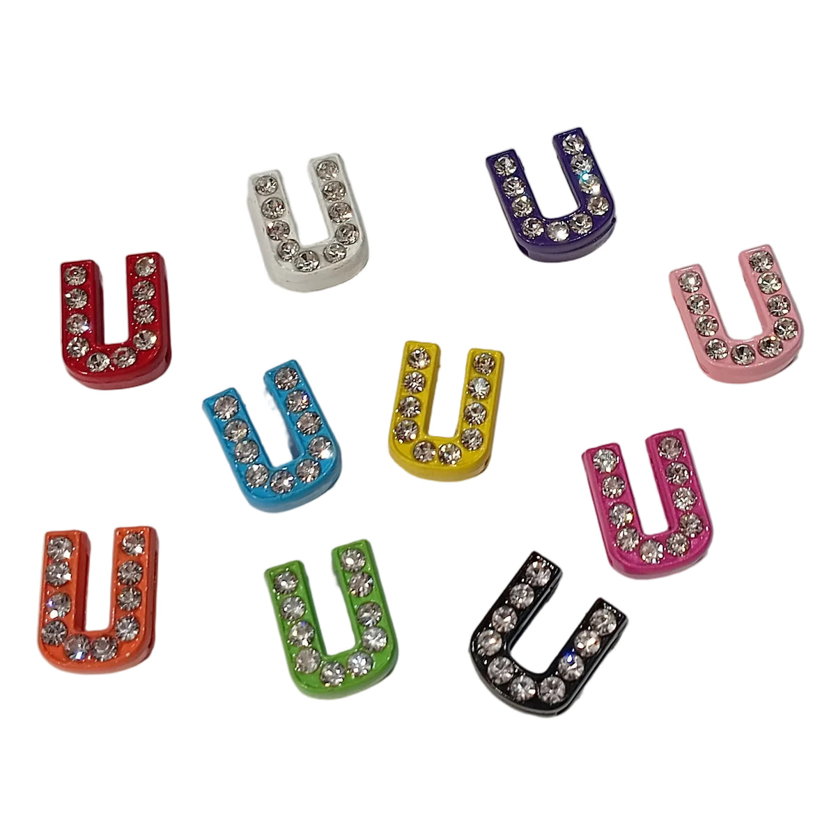 Slide Charm Letter U