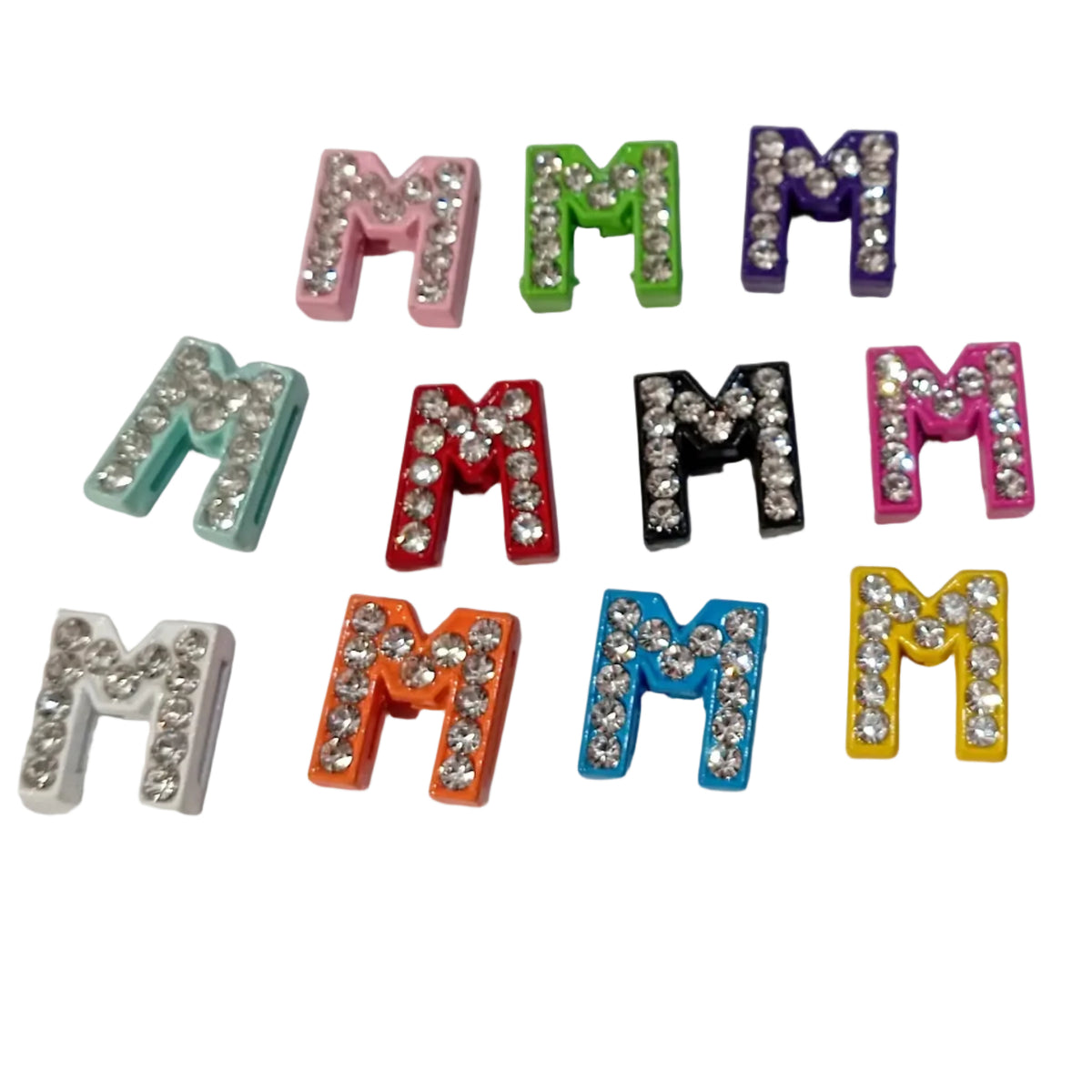 Slide Charm Letter M