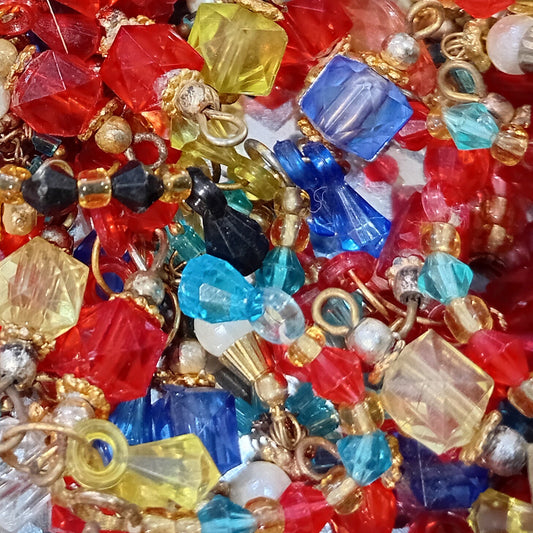 30pc Vintage Indian Acrylic Dangles