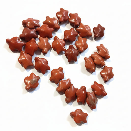 CLEARANCE! 28pc Brown Howlite Turtle Beads